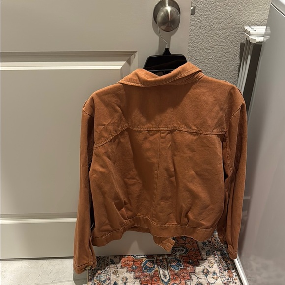 Free People Brown Jean Jacket - Picture 3 of 3